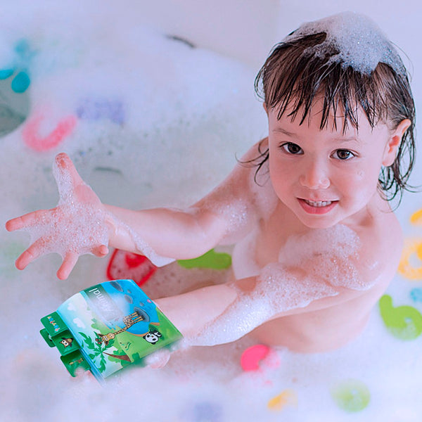 teytoy My First Baby Bath Books, Nontoxic Fabric Soft Baby Bath Toys Early Education Toys Activity Waterproof Baby Books for Toddler, Infants and Kids Perfect for Baby Shower -Pack of 6