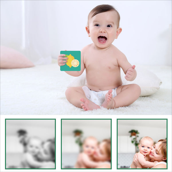 Black and White Cards Baby Toys High Contrast Visual Stimulation Flash Cards Learning Toys for Babies Newborn Infants 3 6 9 12 36 Months (5.5'' x 5.5'' 80 Pcs)