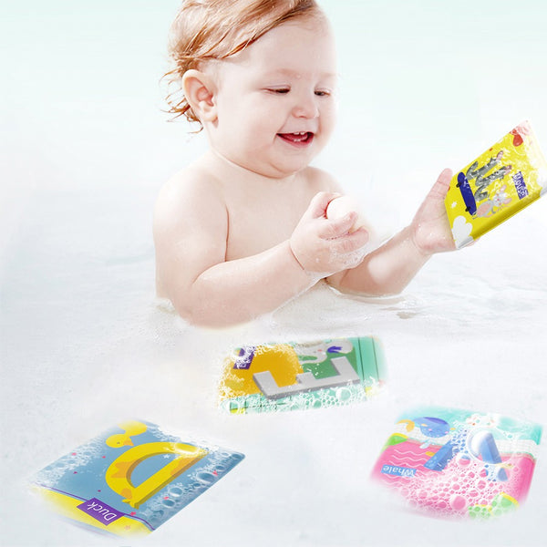 teytoy Alphabet Cards Baby Toys, Soft Alphabet Flash Cards, 26 pcs ABC Infant Early Learning Educational Toy, Activity Bath Bathtub Shower Toy for Toddlers Kids Boys Girls Over 0 Years